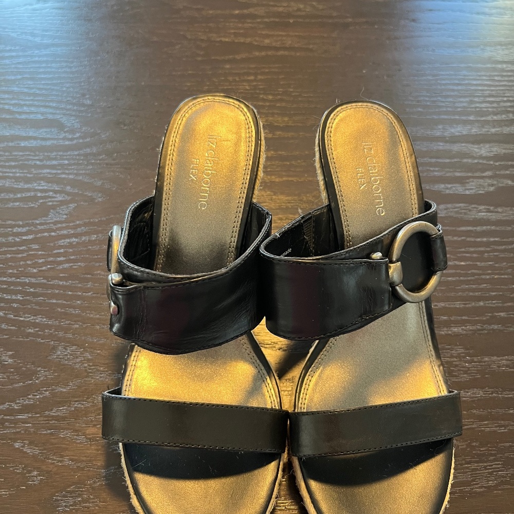 Liz Claiborne wedge sandals